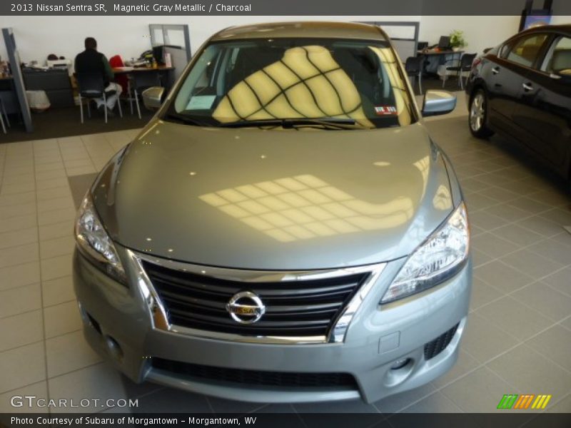 Magnetic Gray Metallic / Charcoal 2013 Nissan Sentra SR