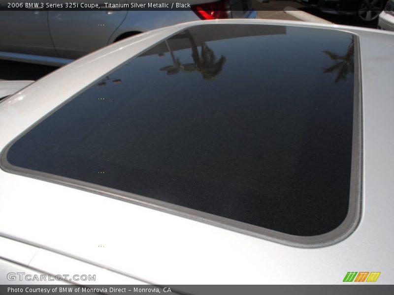 Titanium Silver Metallic / Black 2006 BMW 3 Series 325i Coupe