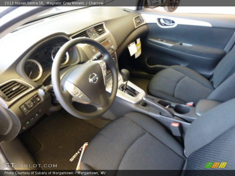 Magnetic Gray Metallic / Charcoal 2013 Nissan Sentra SR