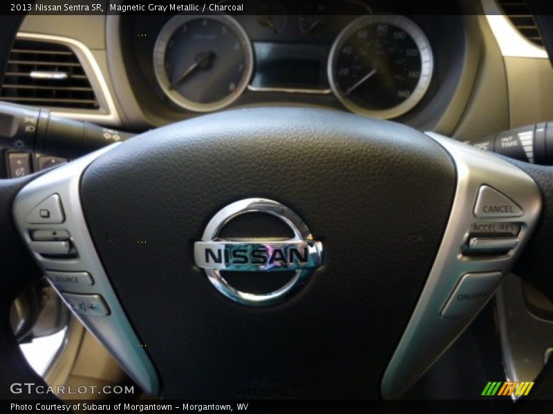 Magnetic Gray Metallic / Charcoal 2013 Nissan Sentra SR