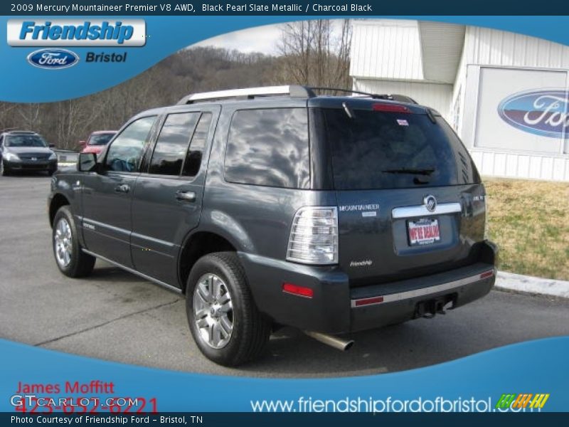 Black Pearl Slate Metallic / Charcoal Black 2009 Mercury Mountaineer Premier V8 AWD