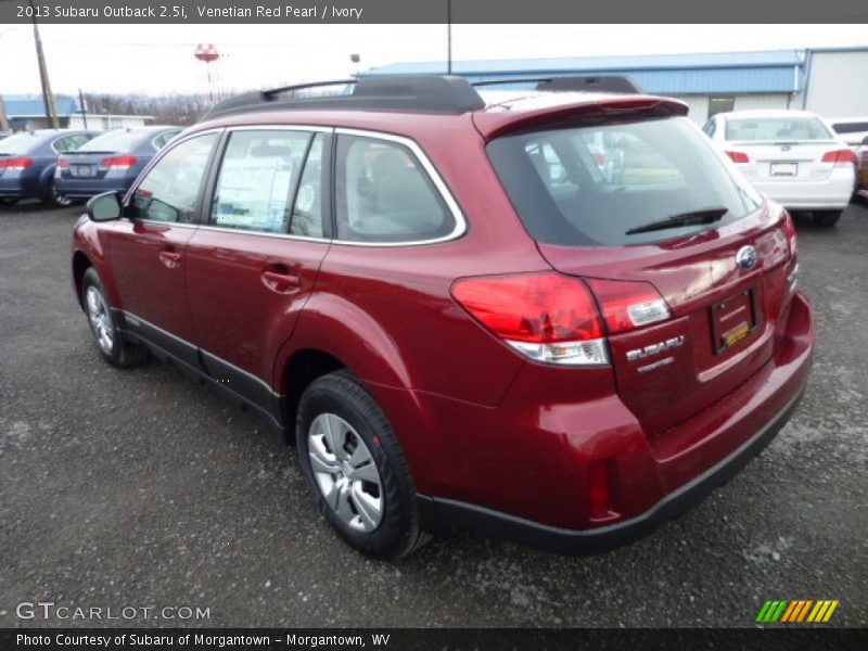 Venetian Red Pearl / Ivory 2013 Subaru Outback 2.5i
