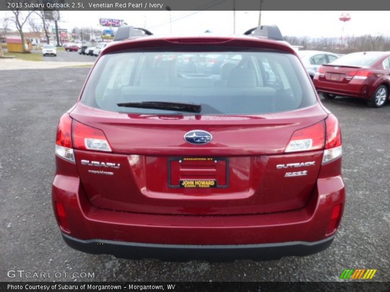 Venetian Red Pearl / Ivory 2013 Subaru Outback 2.5i