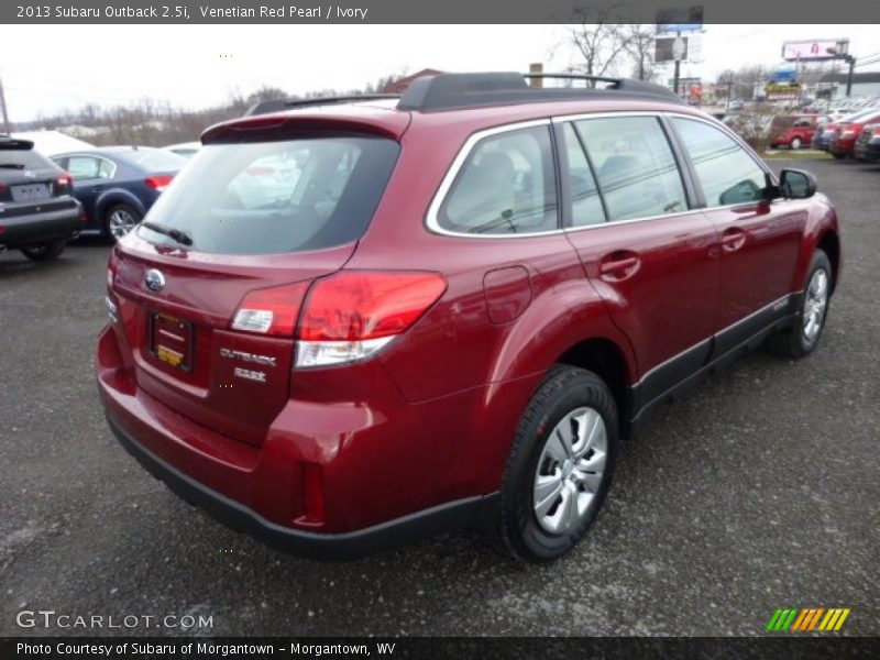 Venetian Red Pearl / Ivory 2013 Subaru Outback 2.5i
