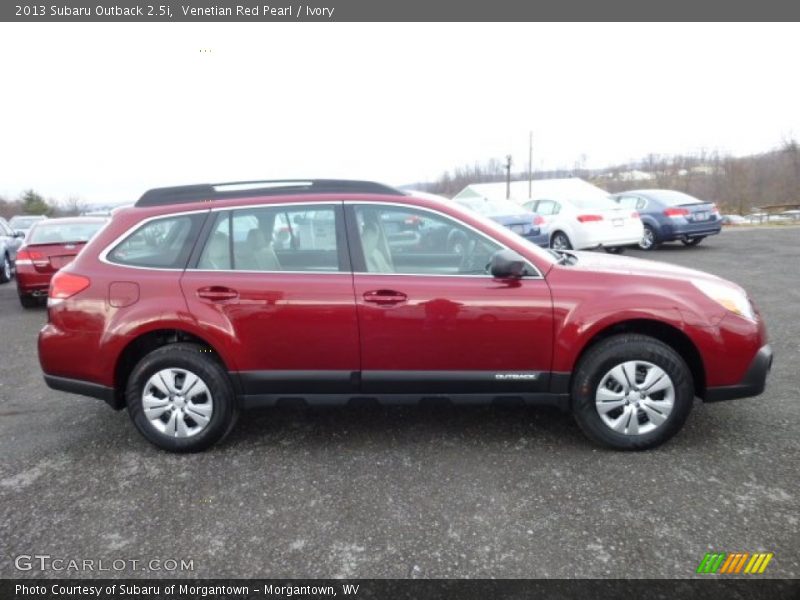 Venetian Red Pearl / Ivory 2013 Subaru Outback 2.5i
