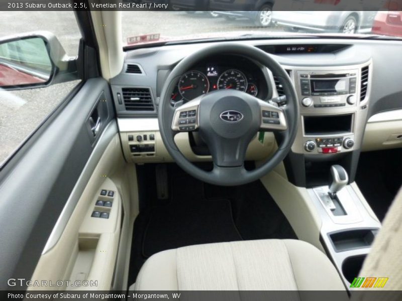Venetian Red Pearl / Ivory 2013 Subaru Outback 2.5i
