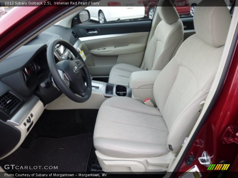 Venetian Red Pearl / Ivory 2013 Subaru Outback 2.5i