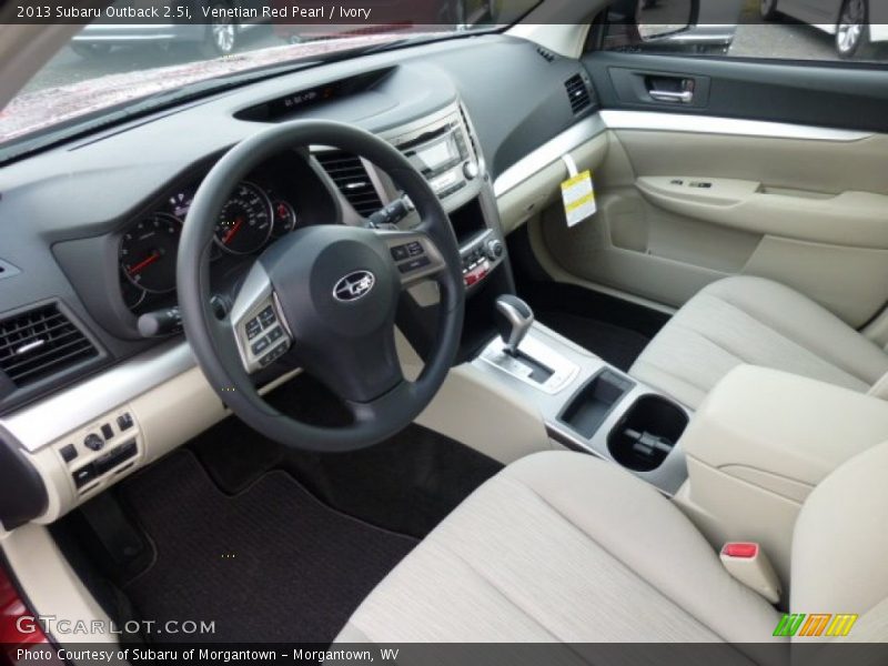 Venetian Red Pearl / Ivory 2013 Subaru Outback 2.5i
