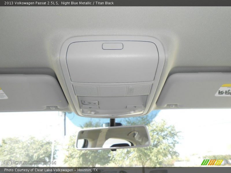 Night Blue Metallic / Titan Black 2013 Volkswagen Passat 2.5L S