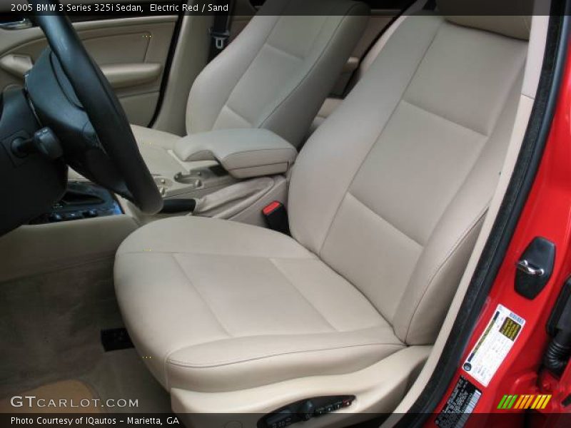 Electric Red / Sand 2005 BMW 3 Series 325i Sedan