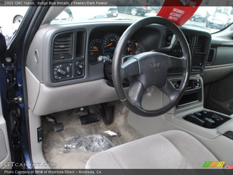 Indigo Blue Metallic / Pewter/Dark Pewter 2003 GMC Yukon