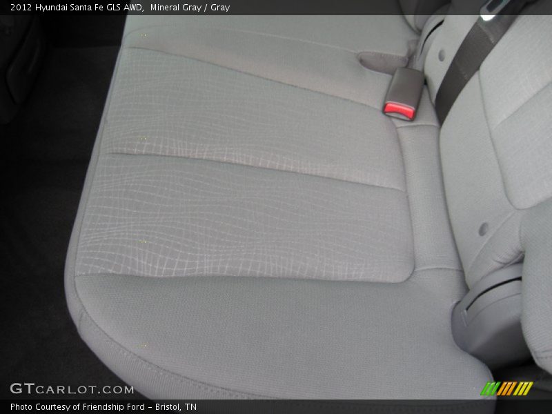 Mineral Gray / Gray 2012 Hyundai Santa Fe GLS AWD