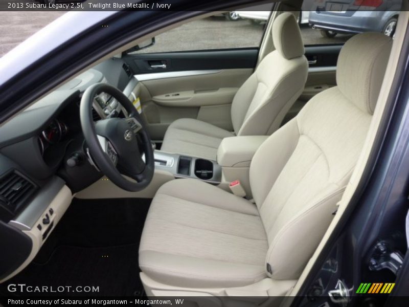  2013 Legacy 2.5i Ivory Interior