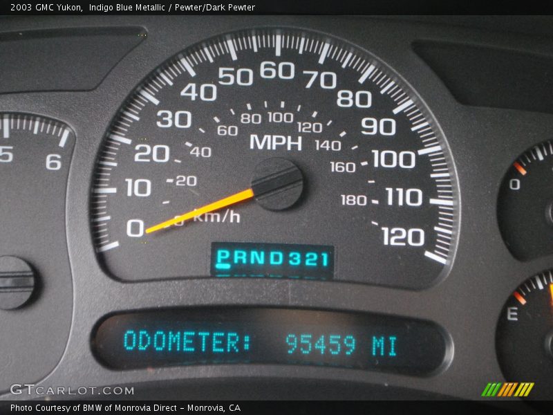 Indigo Blue Metallic / Pewter/Dark Pewter 2003 GMC Yukon