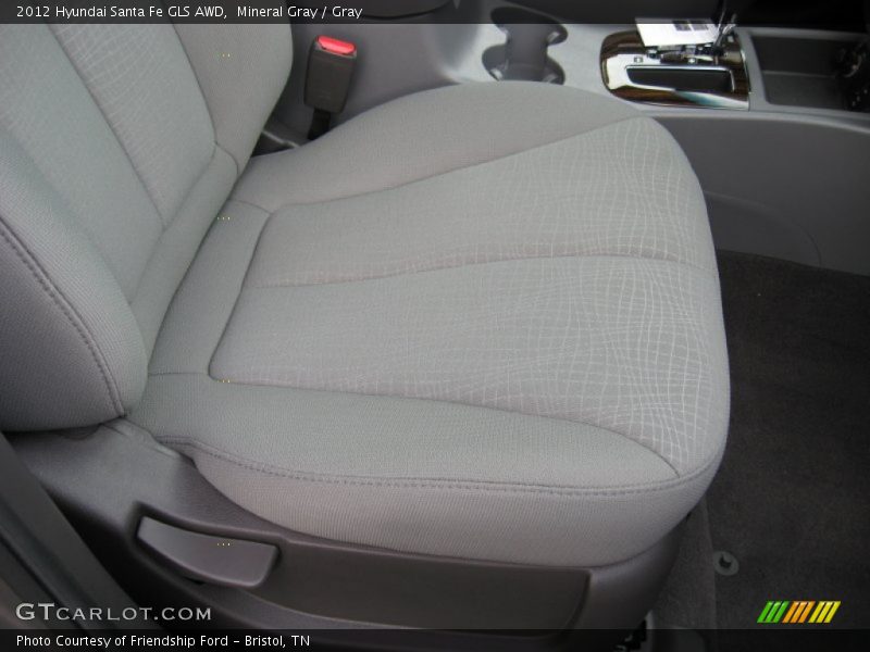 Mineral Gray / Gray 2012 Hyundai Santa Fe GLS AWD