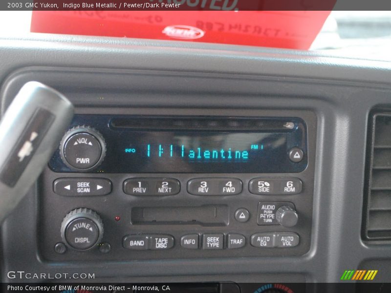 Audio System of 2003 Yukon 