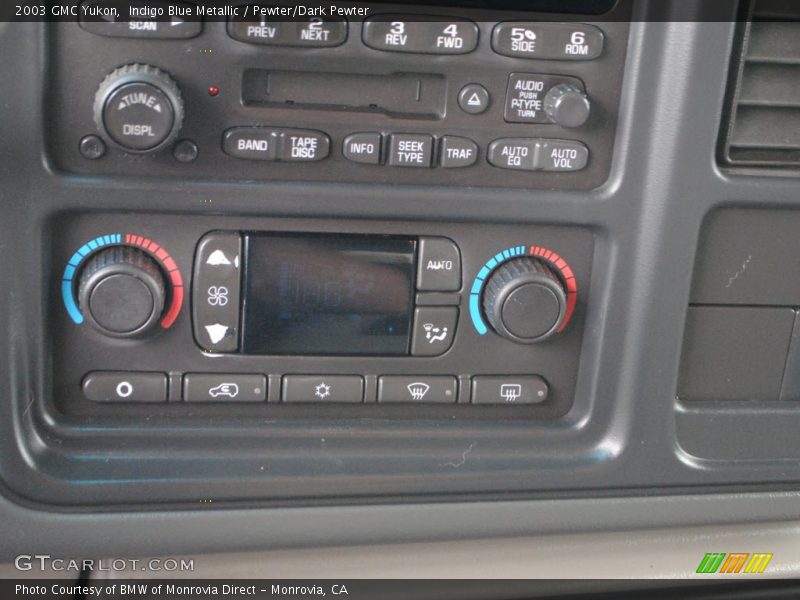 Controls of 2003 Yukon 