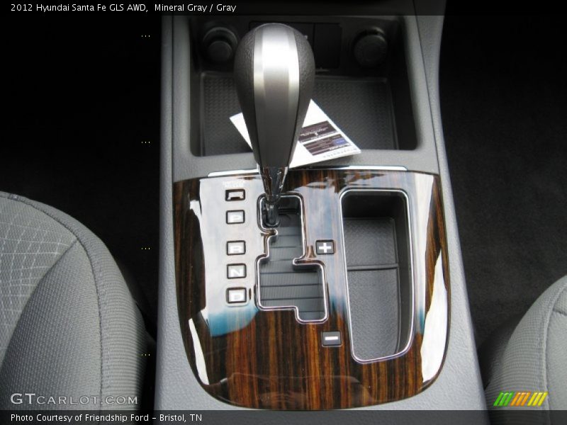 Mineral Gray / Gray 2012 Hyundai Santa Fe GLS AWD