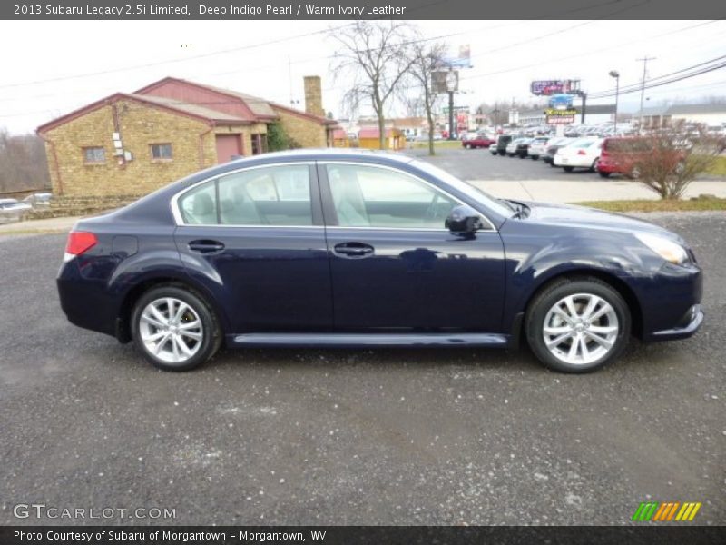 Deep Indigo Pearl / Warm Ivory Leather 2013 Subaru Legacy 2.5i Limited