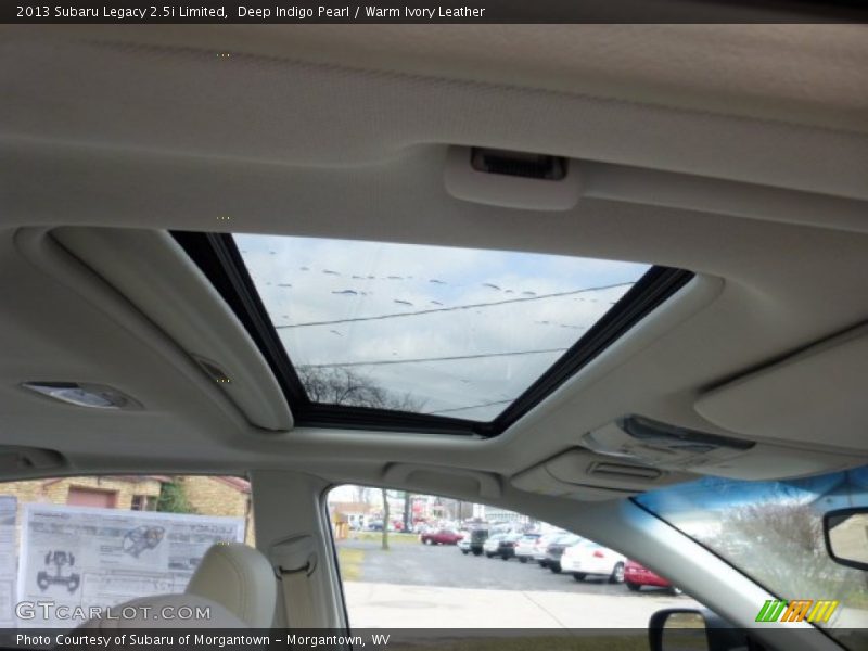Deep Indigo Pearl / Warm Ivory Leather 2013 Subaru Legacy 2.5i Limited