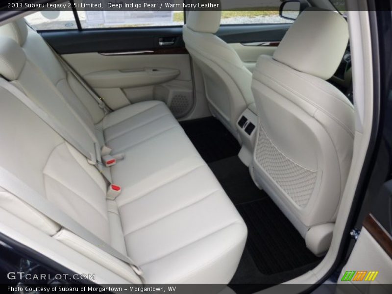 Deep Indigo Pearl / Warm Ivory Leather 2013 Subaru Legacy 2.5i Limited