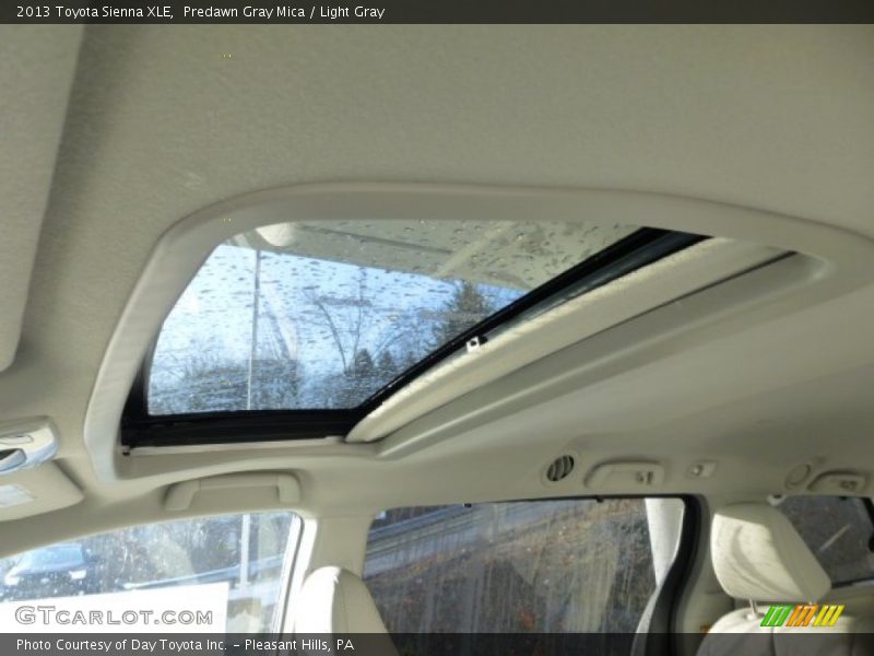 Predawn Gray Mica / Light Gray 2013 Toyota Sienna XLE