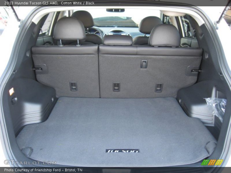 Cotton White / Black 2013 Hyundai Tucson GLS AWD