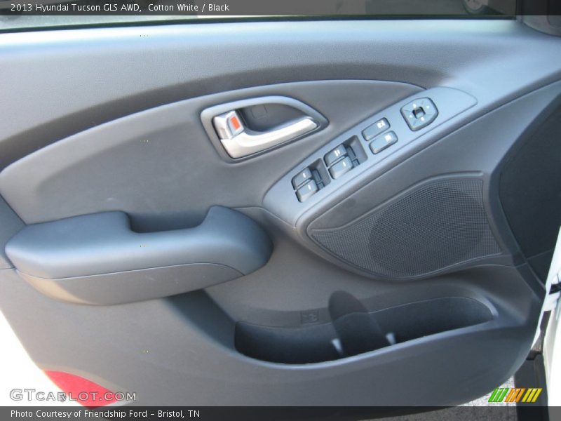 Cotton White / Black 2013 Hyundai Tucson GLS AWD