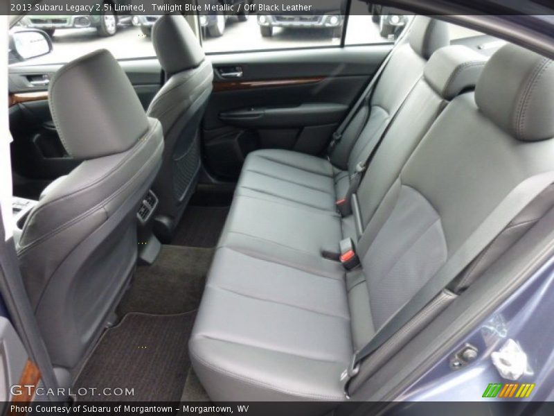 Rear Seat of 2013 Legacy 2.5i Limited
