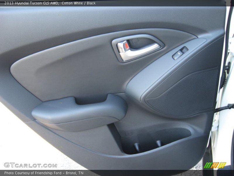 Cotton White / Black 2013 Hyundai Tucson GLS AWD
