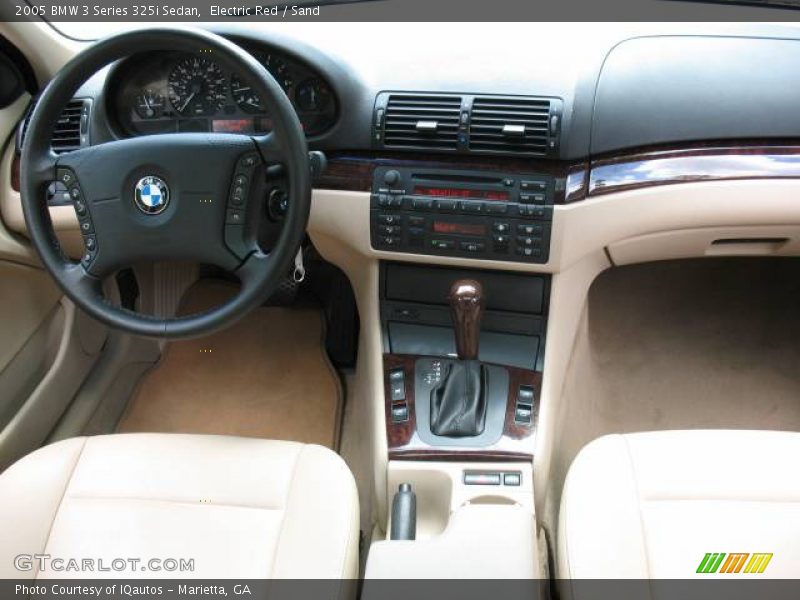 Electric Red / Sand 2005 BMW 3 Series 325i Sedan