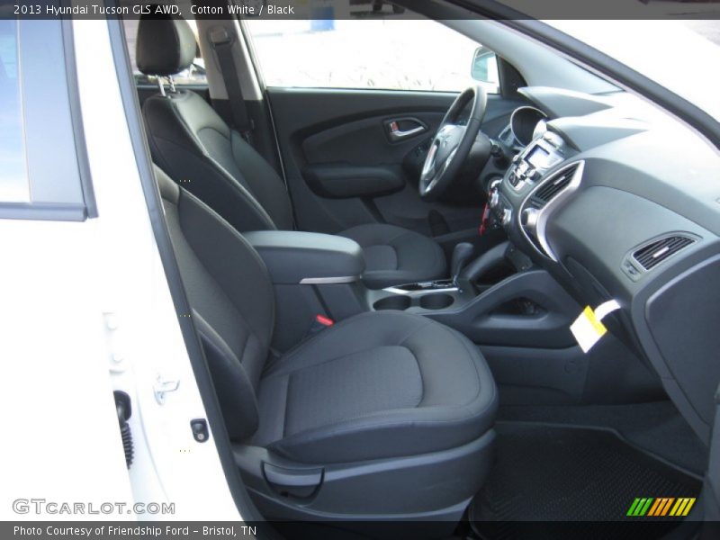 Cotton White / Black 2013 Hyundai Tucson GLS AWD
