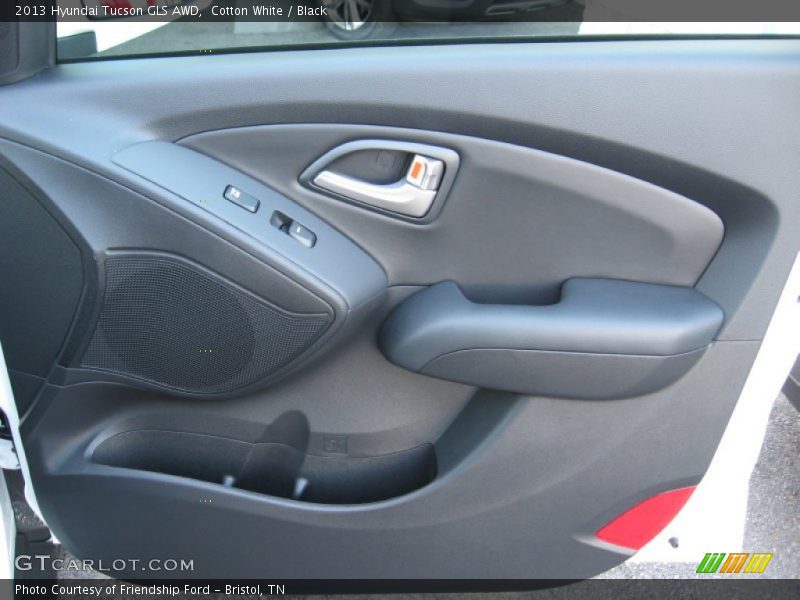 Cotton White / Black 2013 Hyundai Tucson GLS AWD