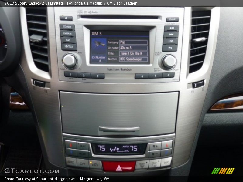 Controls of 2013 Legacy 2.5i Limited