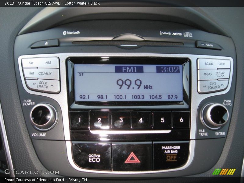 Cotton White / Black 2013 Hyundai Tucson GLS AWD