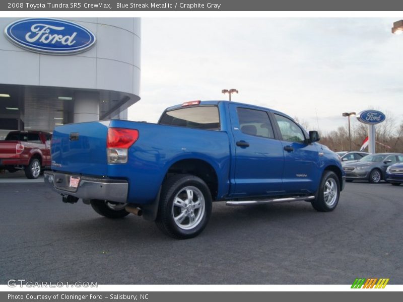 Blue Streak Metallic / Graphite Gray 2008 Toyota Tundra SR5 CrewMax