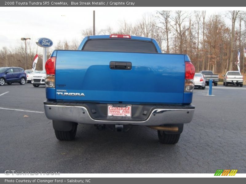 Blue Streak Metallic / Graphite Gray 2008 Toyota Tundra SR5 CrewMax