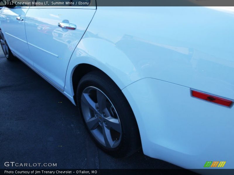 Summit White / Ebony 2012 Chevrolet Malibu LT