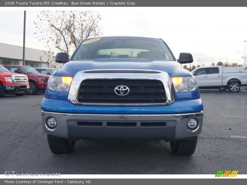 Blue Streak Metallic / Graphite Gray 2008 Toyota Tundra SR5 CrewMax