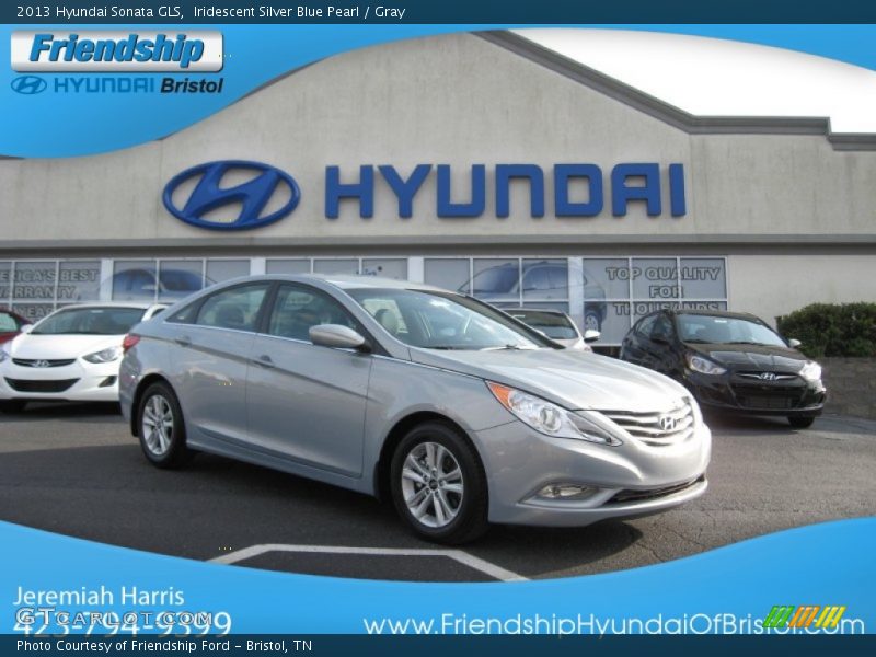 Iridescent Silver Blue Pearl / Gray 2013 Hyundai Sonata GLS