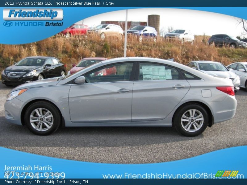 Iridescent Silver Blue Pearl / Gray 2013 Hyundai Sonata GLS