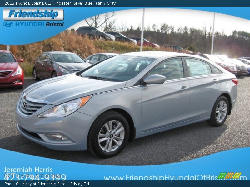 Iridescent Silver Blue Pearl / Gray 2013 Hyundai Sonata GLS