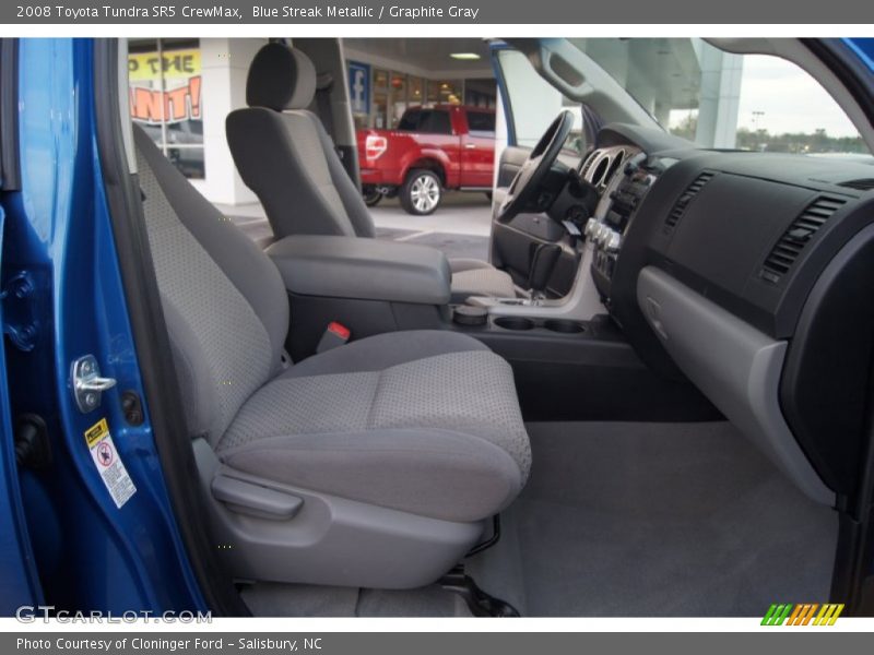 Blue Streak Metallic / Graphite Gray 2008 Toyota Tundra SR5 CrewMax