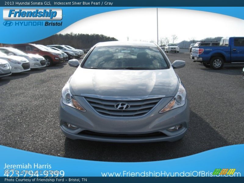 Iridescent Silver Blue Pearl / Gray 2013 Hyundai Sonata GLS