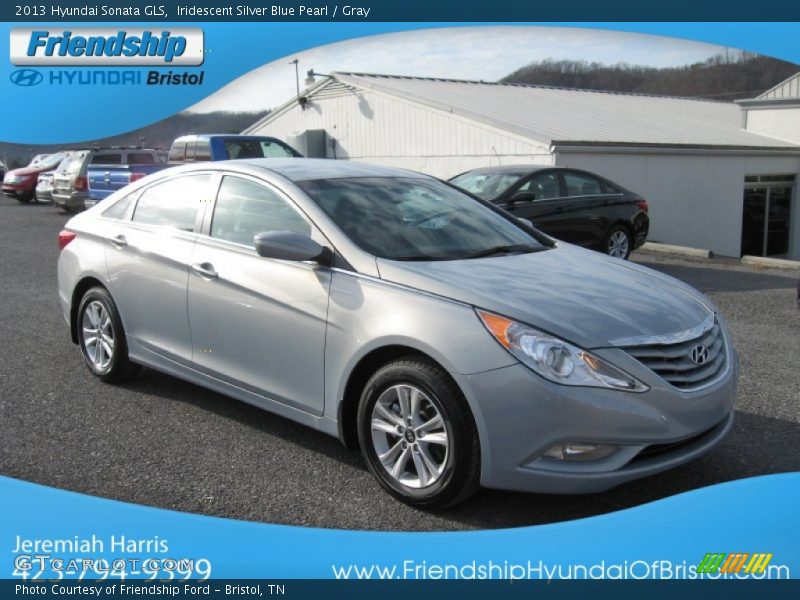 Iridescent Silver Blue Pearl / Gray 2013 Hyundai Sonata GLS