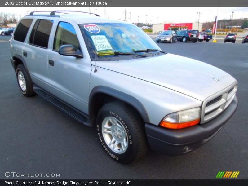 Bright Silver Metallic / Taupe 2003 Dodge Durango SXT