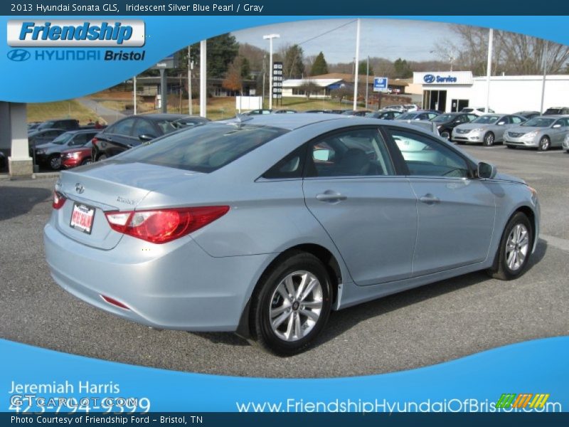 Iridescent Silver Blue Pearl / Gray 2013 Hyundai Sonata GLS