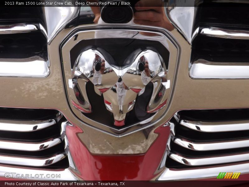 Deep Cherry Red Pearl / Black 2013 Ram 1500 Lone Star Crew Cab