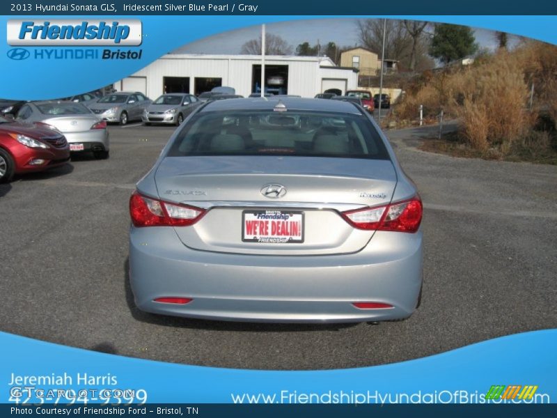Iridescent Silver Blue Pearl / Gray 2013 Hyundai Sonata GLS