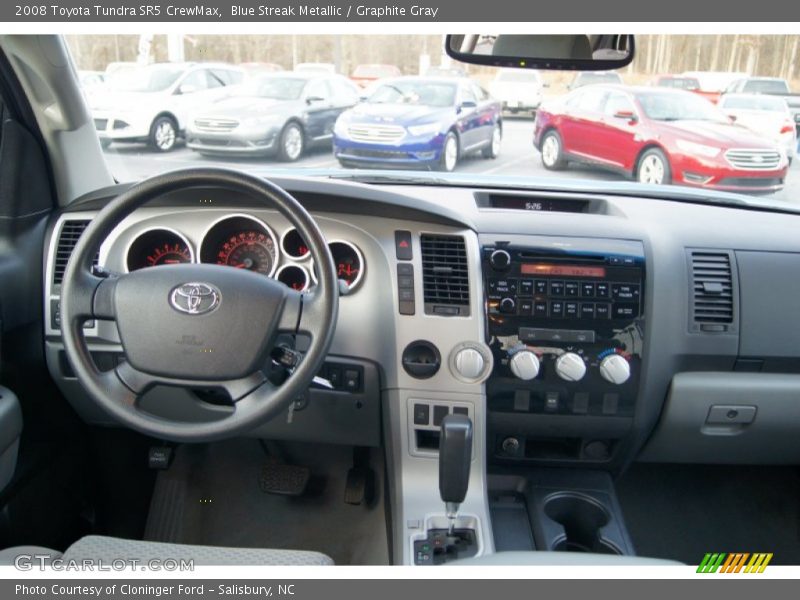Blue Streak Metallic / Graphite Gray 2008 Toyota Tundra SR5 CrewMax